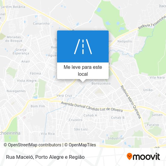 Rua Maceió mapa