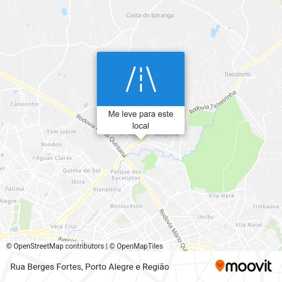 Rua Berges Fortes mapa