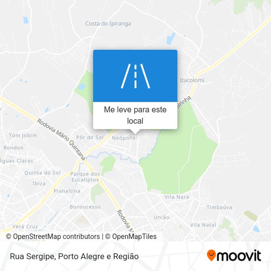 Rua Sergipe mapa