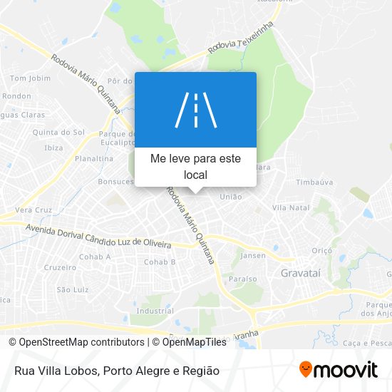 Rua Villa Lobos mapa
