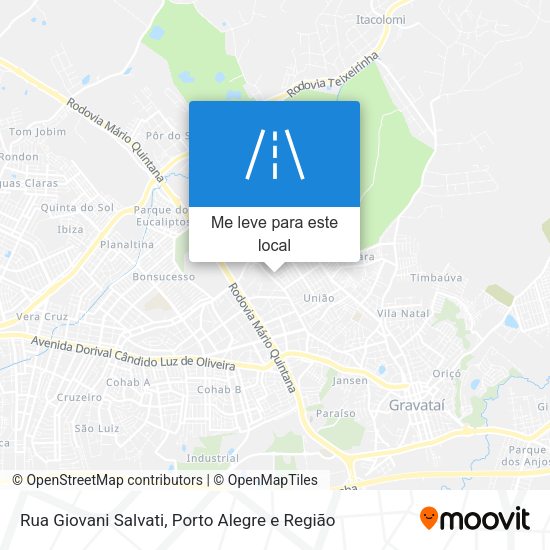 Rua Giovani Salvati mapa