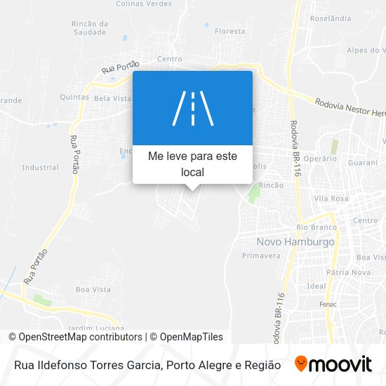 Rua Ildefonso Torres Garcia mapa