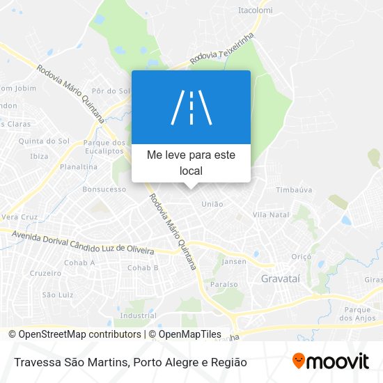 Travessa São Martins mapa