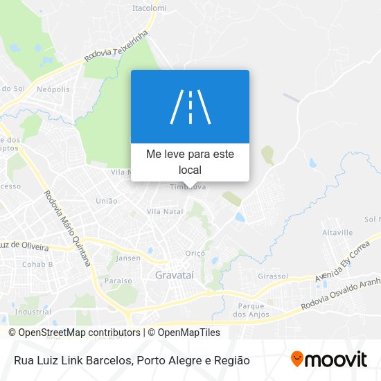 Rua Luiz Link Barcelos mapa
