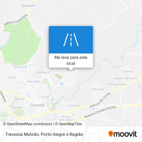 Travessa Mutirão mapa