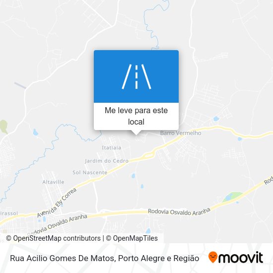 Rua Acilio Gomes De Matos mapa