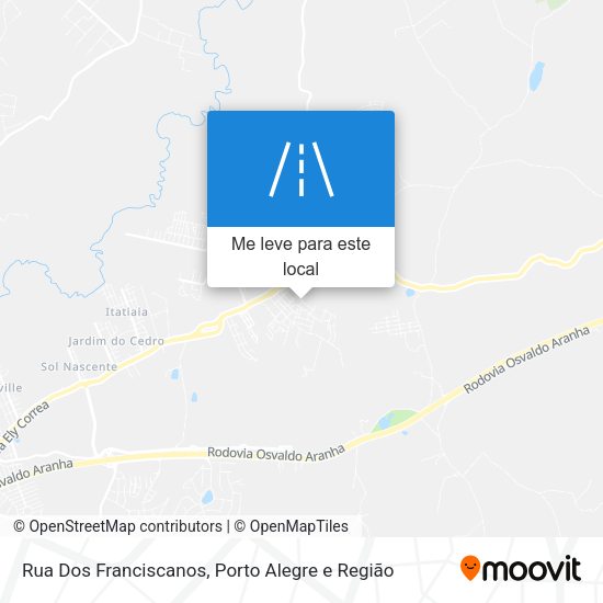 Rua Dos Franciscanos mapa