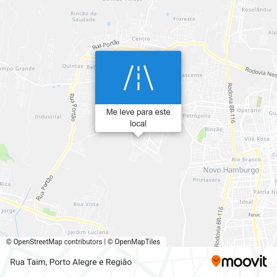Rua Taim mapa
