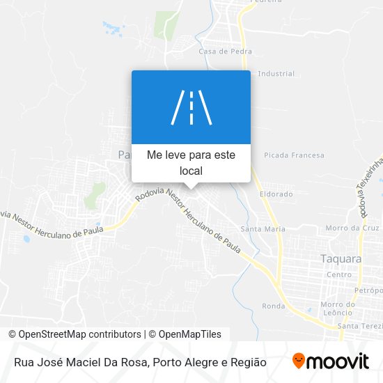 Rua José Maciel Da Rosa mapa