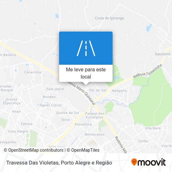 Travessa Das Violetas mapa