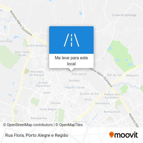 Rua Flora mapa