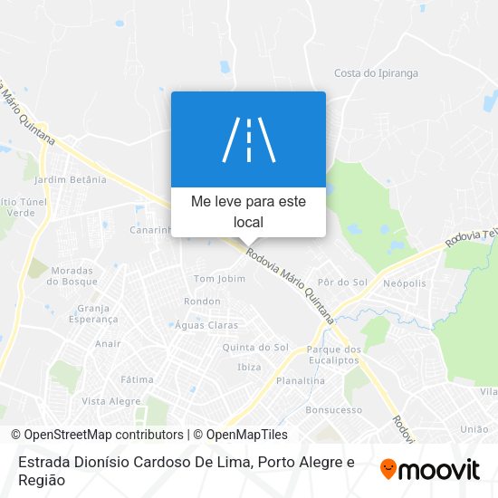 Estrada Dionísio Cardoso De Lima mapa