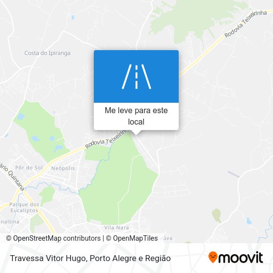 Travessa Vitor Hugo mapa