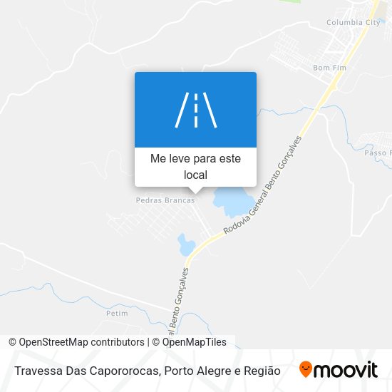 Travessa Das Capororocas mapa