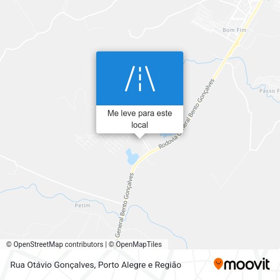 Rua Otávio Gonçalves mapa