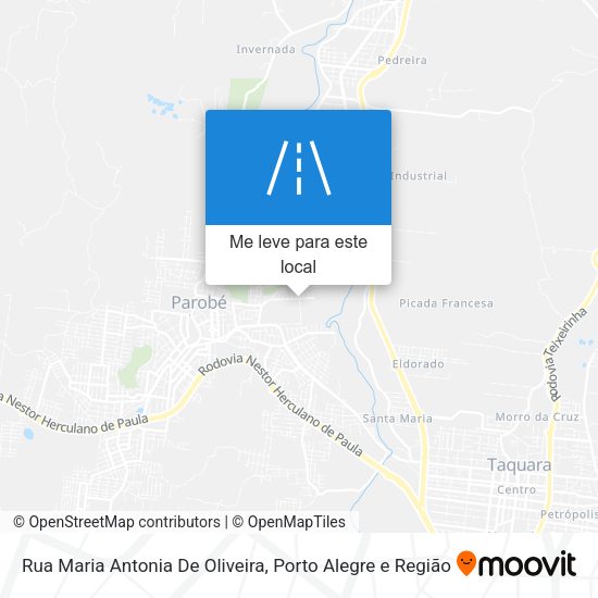 Rua Maria Antonia De Oliveira mapa