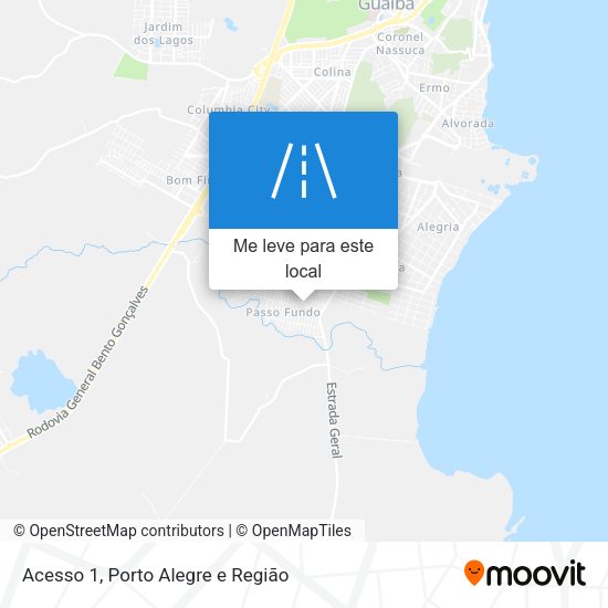 Acesso 1 mapa