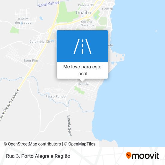 Rua 3 mapa