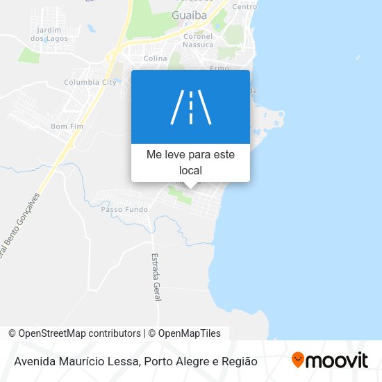 Avenida Maurício Lessa mapa