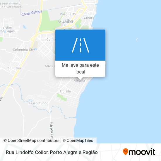 Rua Lindolfo Collor mapa