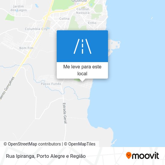 Rua Ipiranga mapa