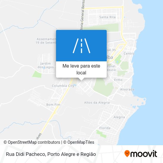 Rua Didi Pacheco mapa
