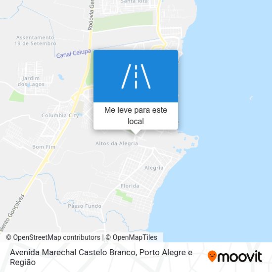 Avenida Marechal Castelo Branco mapa