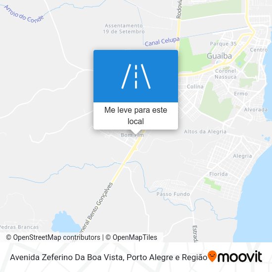 Avenida Zeferino Da Boa Vista mapa