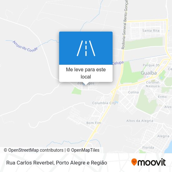 Rua Carlos Reverbel mapa