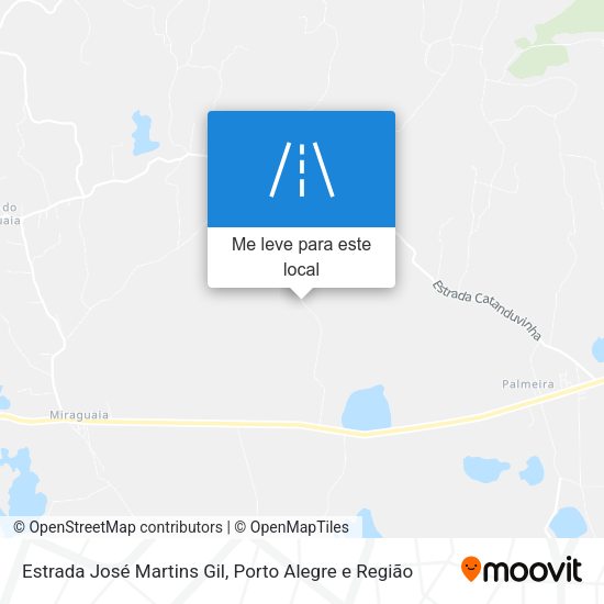 Estrada José Martins Gil mapa