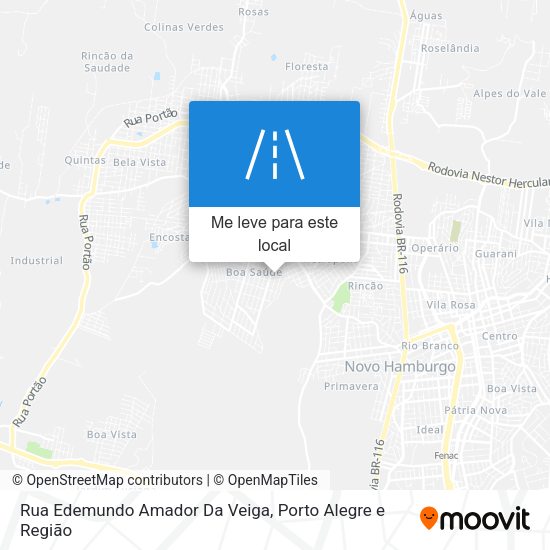 Rua Edemundo Amador Da Veiga mapa