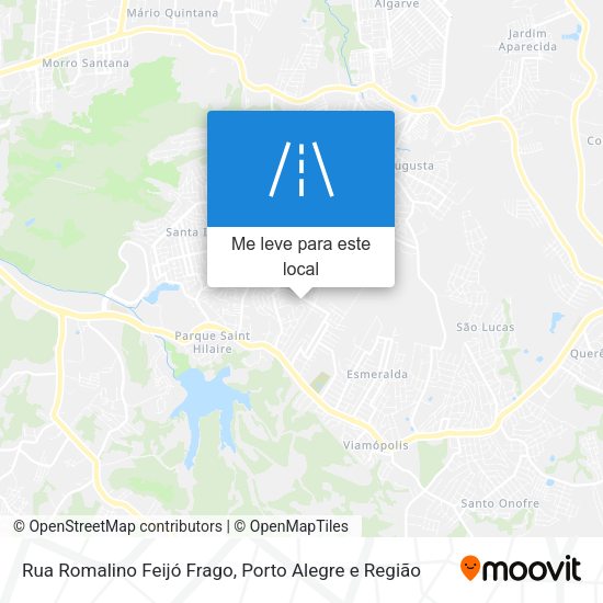 Rua Romalino Feijó Frago mapa