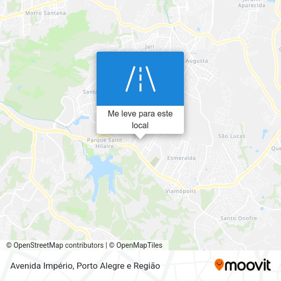 Avenida Império mapa