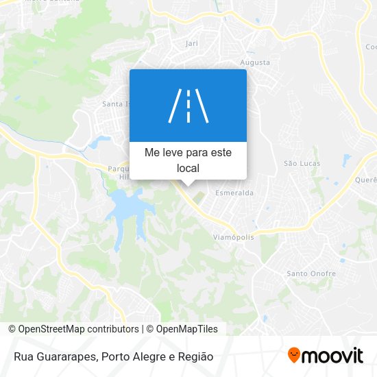 Rua Guararapes mapa