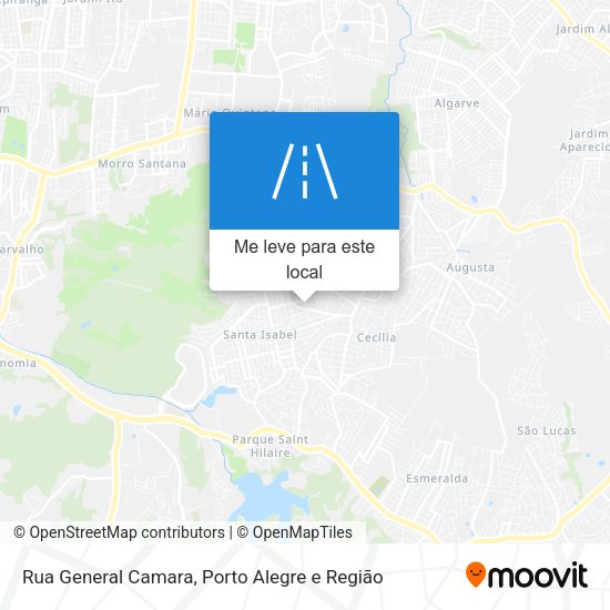 Rua General Camara mapa