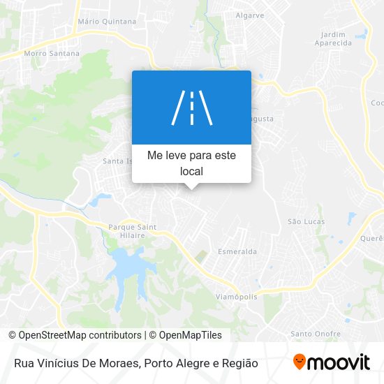 Rua Vinícius De Moraes mapa