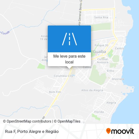 Rua F mapa