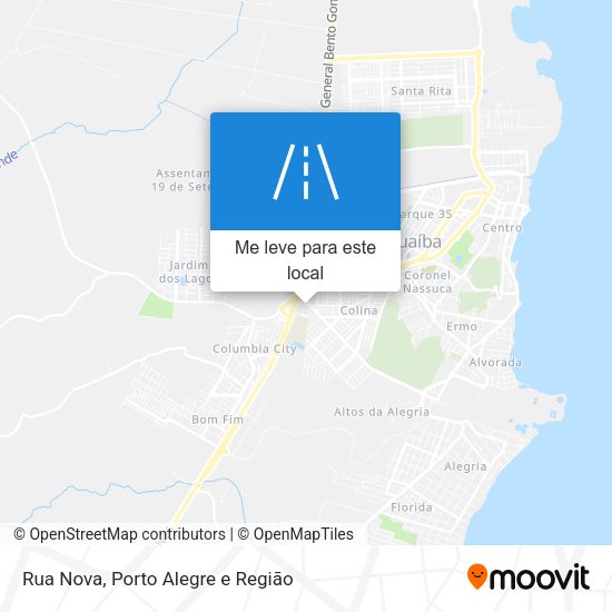 Rua Nova mapa