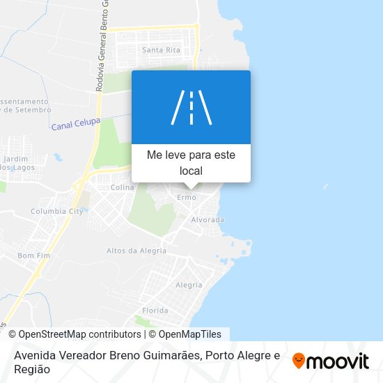 Avenida Vereador Breno Guimarães mapa