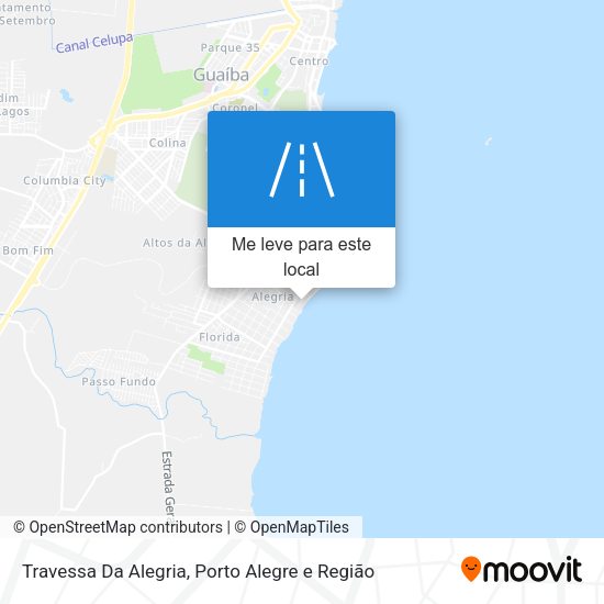 Travessa Da Alegria mapa