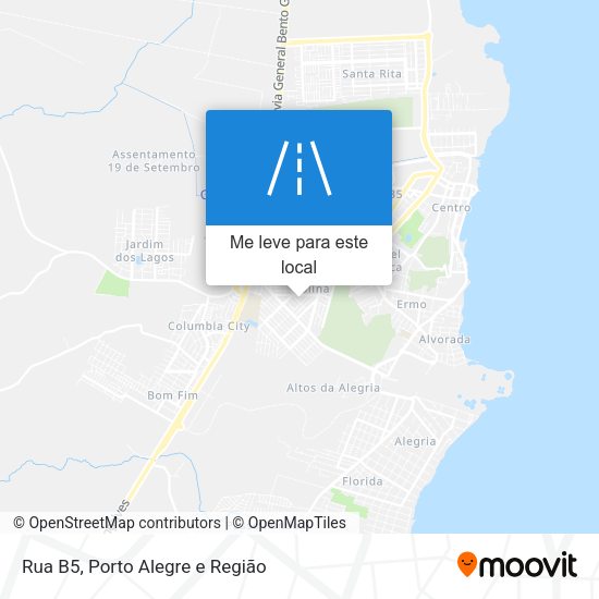 Rua B5 mapa