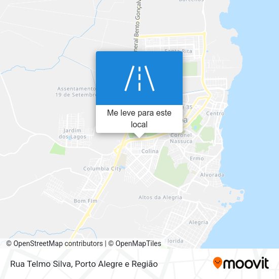 Rua Telmo Silva mapa