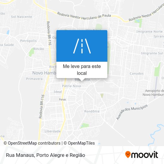 Rua Manaus mapa