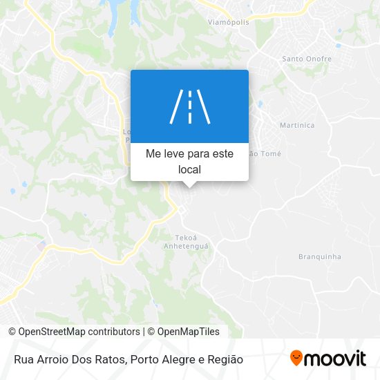 Rua Arroio Dos Ratos mapa