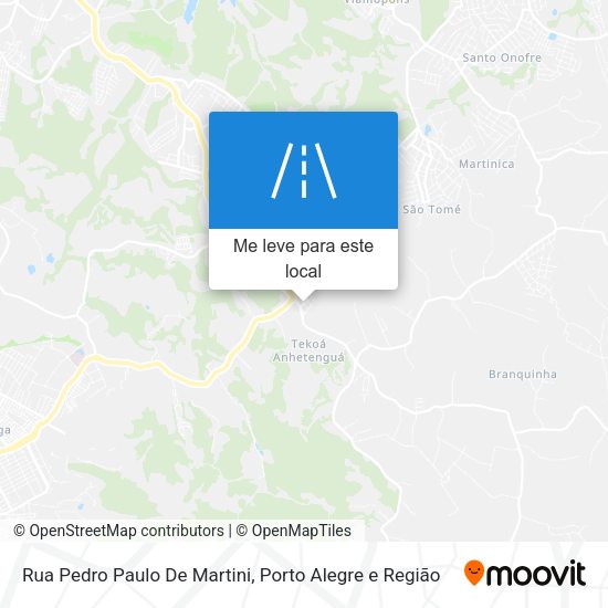 Rua Pedro Paulo De Martini mapa