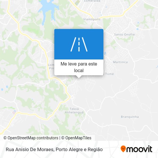 Rua Anisio De Moraes mapa