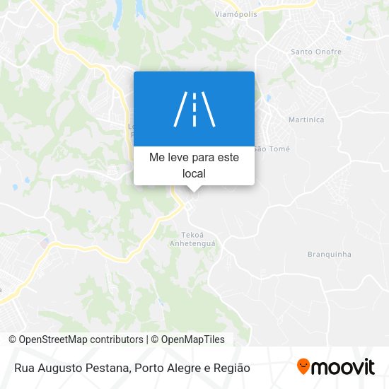Rua Augusto Pestana mapa