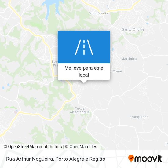 Rua Arthur Nogueira mapa