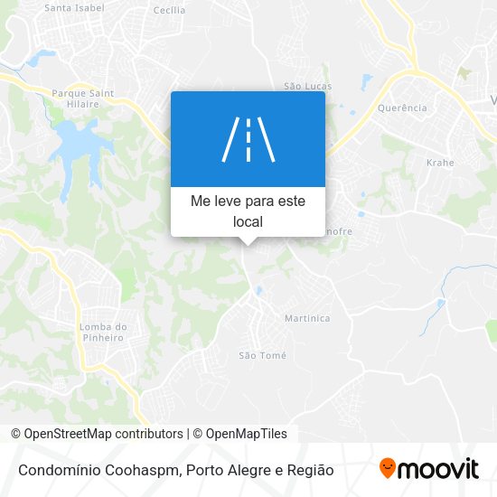 Condomínio Coohaspm mapa