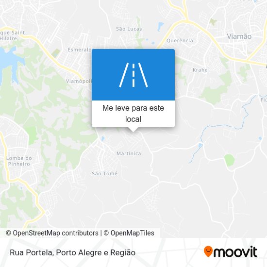 Rua Portela mapa